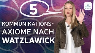 Kommunikationsmodell I 5 Axiome Watzlawick I Deutsch [upl. by Aes163]