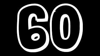 60 To 0 Countdown With Voice Sound Effect [upl. by Saticilef]