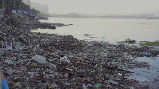 Plastic pollution at Manila Bay [upl. by Aknaib]