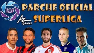 PES 6  PARCHE 20172018 SUPERLIGA ARGENTINA [upl. by Inaoj]