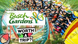 Busch Gardens Williamsburg  Walkthrough [upl. by Nnauol485]