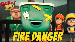 BoBoiBoy English S3EP16  Fire Danger [upl. by Inilam235]