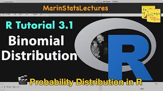 Binomial Distribution in R  R Tutorial 31 MarinStatsLectures [upl. by Alaehcim]