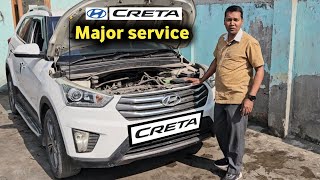 Hyundai Creta petrol Major Service [upl. by Eanil496]