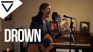 quotDrownquot  Bring Me The Horizon Acoustic Loop Pedal Cover with Lyrics and Tabs [upl. by Suoinuj]