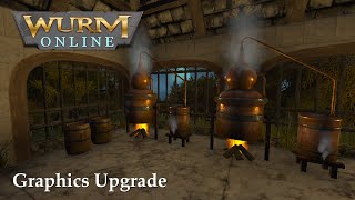 Wurm Online  Graphics Upgrade Comparison [upl. by Adnyc]