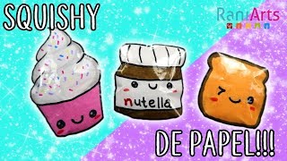 Haz SQUISHIES de PAPEL Super fáciles [upl. by Shelia32]