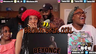 Beyoncé Blue Ivy SAINt JHN WizKid  BROWN SKIN GIRL Official Video REACTION [upl. by Freud]