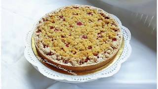 Tarte crumble aux framboises [upl. by Androw]