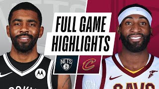 NETS at CAVALIERS  FULL GAME HIGHLIGHTS  January 22 2021 [upl. by Nirehtak913]