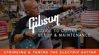 How To Change Guitar Strings amp Tune Your Electric Guitar [upl. by Tobi]