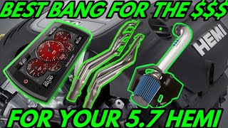 BEST THREE EASY DIY PERFORMANCE MODS FOR YOUR 57 HEMI [upl. by Ykroc]