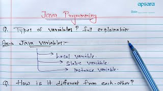 Local Static and Instance variables in Java  Learn Coding [upl. by Dnaleel98]