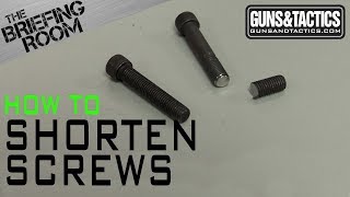 How to Shorten Screws [upl. by Sternberg617]