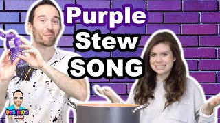 Purple Stew Song  Were Making A Purple Stew  Brain Breaks [upl. by Solakcin]