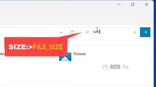 How to Find Large Files In Windows 11 [upl. by Taddeusz]