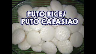 HOW TO PREPARE PUTO RICEPUTO CALASIAO [upl. by Llemar]