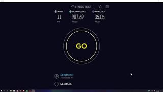 Spectrum Coax Internet  Gig Plan Speed Test 2020 [upl. by Boswall]