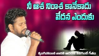 నీ ఆశ నిరాశ కానేకాదు SONG BY SHALEM RAJU GARU [upl. by Rehpitsirhc224]