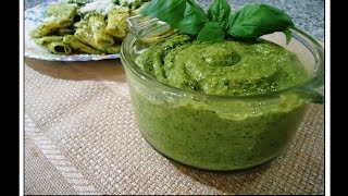 Salsa Pesto receta original [upl. by Hanima]