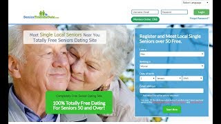 Top Free Senior Dating Sites  Senior Friends Date [upl. by Nirrep]