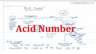 14 Acid Number Identification of Fats amp Oils Part24 [upl. by Jodee]