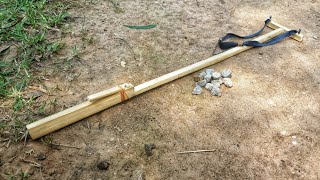 How to Make a Powerful Slingshot from Home [upl. by Kast]