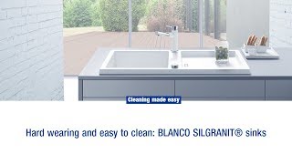 Cleaning made easy with BLANCO SILGRANIT® kitchen sinks [upl. by Gabriellia]