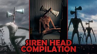 Siren Head face to face  Siren Head Compilation [upl. by Anauqal]