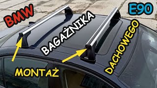 Oryginalny bagażnik dachowy BMW montaż E90 How to install an roof rack Volg5 [upl. by Levram]