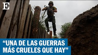 GUERRA UCRANIA  Así son los combates en las trincheras  EL PAÍS [upl. by Karoly]