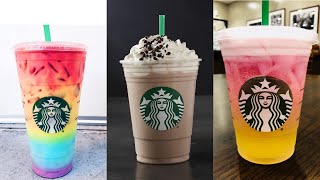 Starbucks drinks TikTok Compilation [upl. by Pammy]