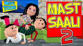 MAST SAALI  2मस्त साली  2 MSG TOONS  Comedy Funny Video Vines  Jokes  School Classroom Jokes [upl. by Clymer539]