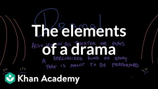 The elements of a drama  Reading  Khan Academy [upl. by Akirdna]