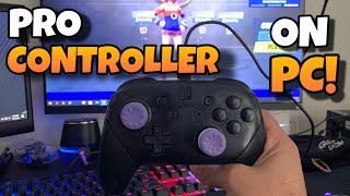 UPDATED How To Connect A NINTENDO SWITCH CONTROLLER To PC For Fortnite [upl. by Arondell992]