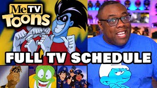 MeTV TOONS Full Schedule Revealed  TV Channel Breakdown [upl. by Janik]