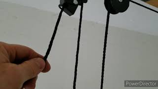 bicycle pulley lift system installation [upl. by Marna]