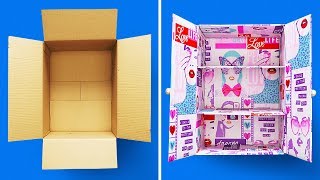 29 CARDBOARD BOXES CRAFTS [upl. by Acinnad153]