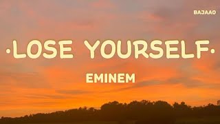 Eminem  Lose Yourself Lyrics [upl. by Adonis]