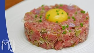 STEAK TARTAR  Receta tradicional [upl. by Leisha248]