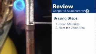 How to Braze Aluminum to Copper [upl. by Francyne]