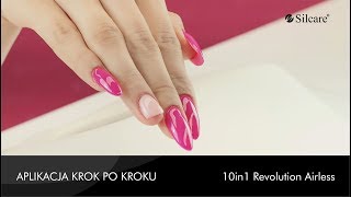 Silcare Revolution Hybrid Gel 10w1  aplikacja krok po kroku  nowe opakowanie typu airless [upl. by Yentuoc]