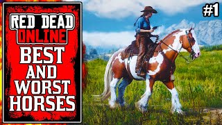 RANKING Every Role Horse From WORST to BEST in Red Dead Online RDR2 Best Horses [upl. by Kleper923]