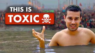 How Dirty was Ganga River during Mahakumbh  Dhruv Rathee [upl. by Aihsetal]