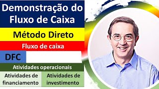 42  Demonstração do Fluxo de Caixa  Método Direto [upl. by Ayekam901]