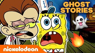 Campfire Ghost Stories 👻 w SpongeBob SquarePants amp The Loud House  Nick [upl. by Pohsib]