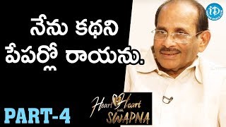 Writer amp Director K V Vijayendra Prasad Interview  Part 4  Heart To Heart With Swapna [upl. by Haleelahk]