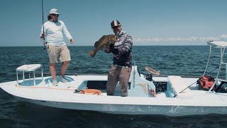 Flats Class  Incredible Shallow Water Grouper Fishing [upl. by Gaeta]