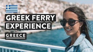 GREEK FERRIES  PRICES amp SEATS  Athens to Mykonos Hellenic Seaways  Greece Travel Vlog [upl. by Rockie]