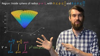 Integration in Spherical Coordinates [upl. by Onitsirc478]